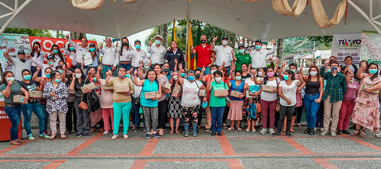 ADR Continúa implementación de proyecto cafetero en Quindío