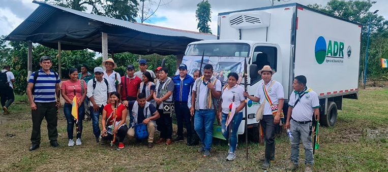 proyecto productivo que beneficia a 129 indígenas en Nariño