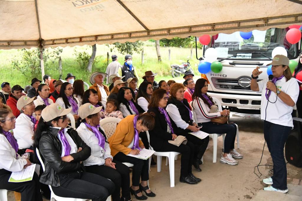 ENTREGA DE CAMION EN FUQUENE CUNDINAMARCA