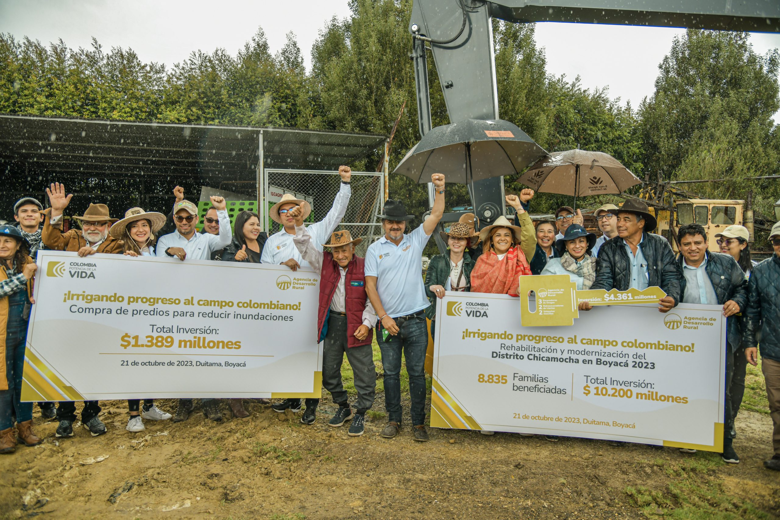 16.000 millones de pesos la inversión del gobierno para el mejoramiento del distrito de riego Usochicamocha, en Boyaca