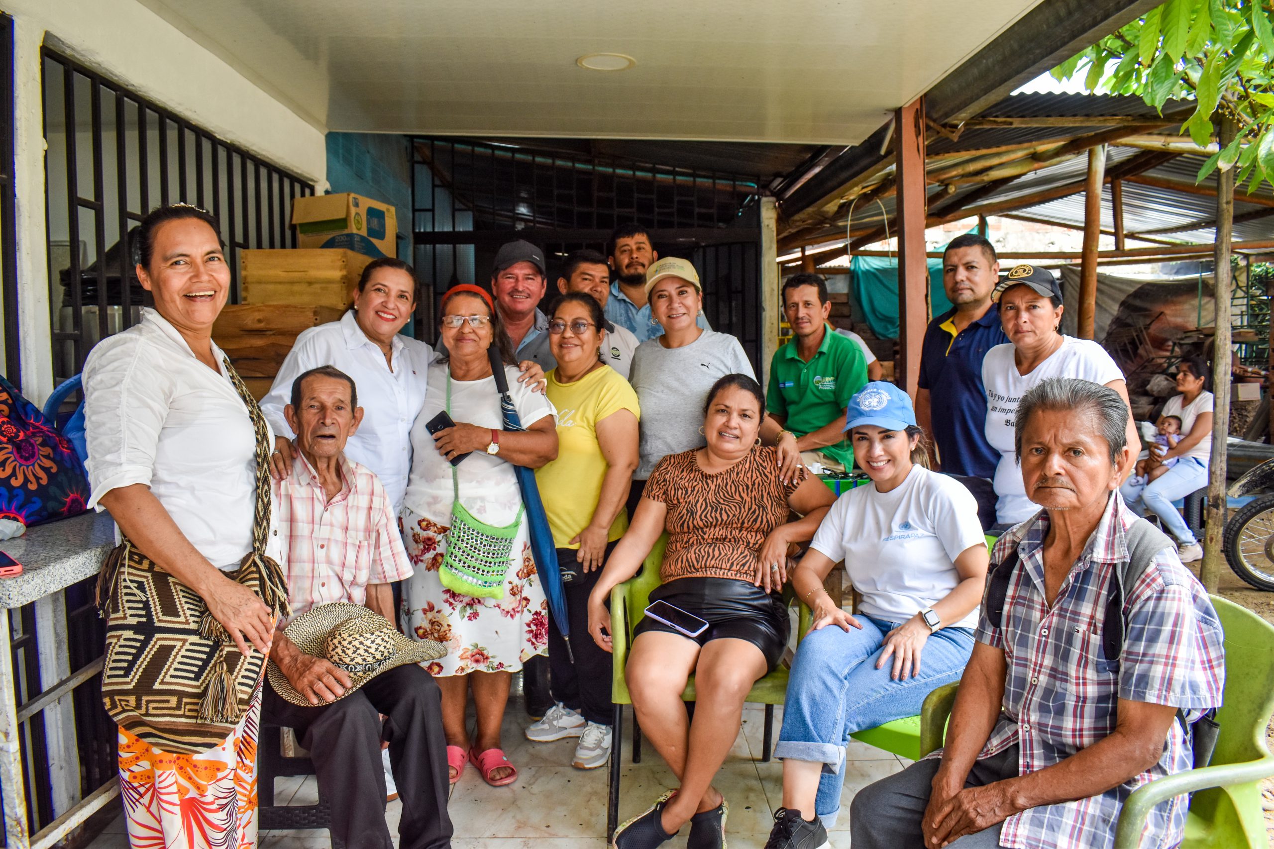 Campesinas y campesinos del Meta participaron en el cierre del proyecto, que impulsó la autonomía económica y social.