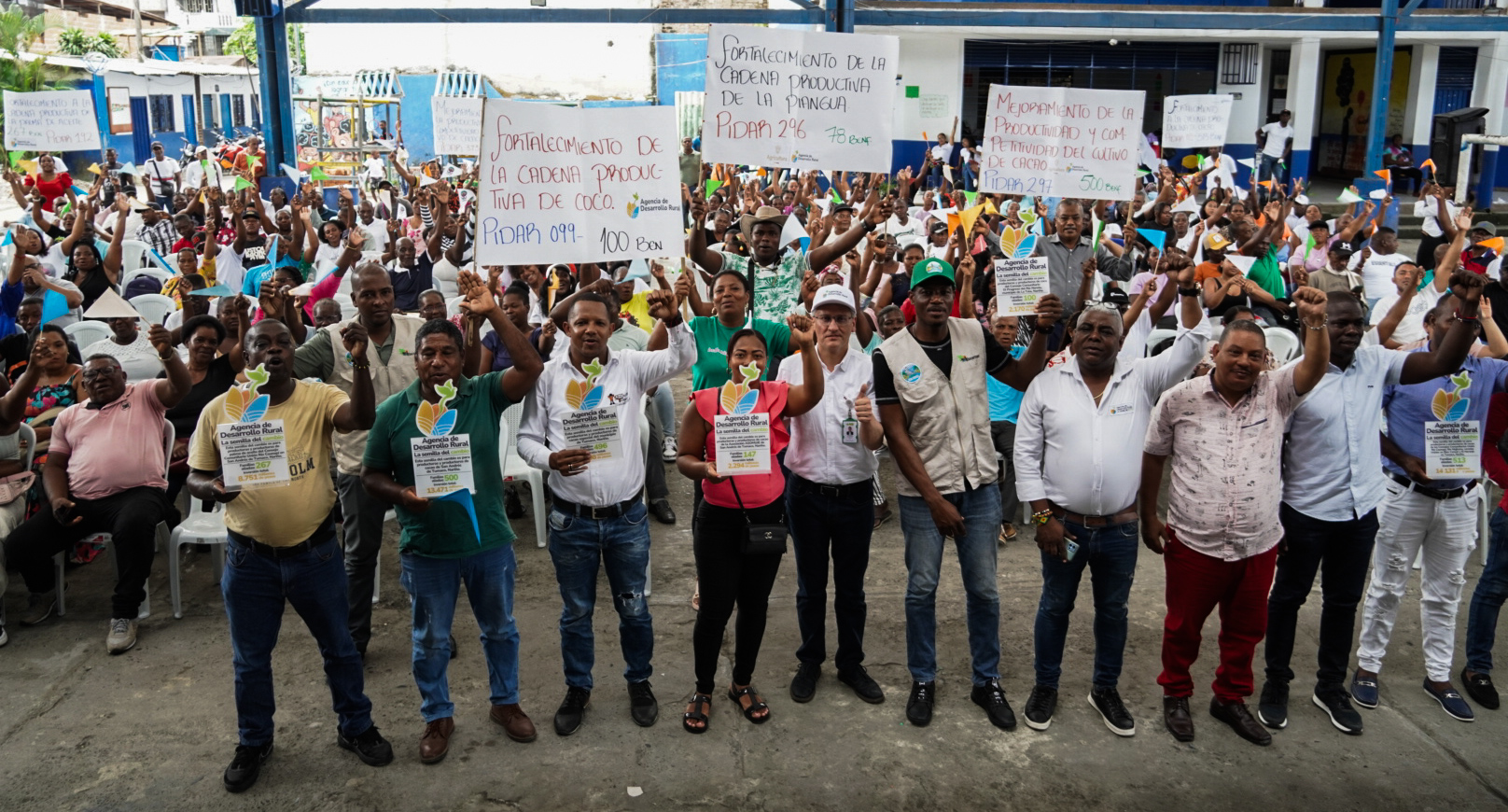 El campesinado del Pacífico nariñense ejecutará siete proyectos en las líneas productivas de cacao, piangua y coco para la seguridad alimentaria de la región. Foto- Alejandro González