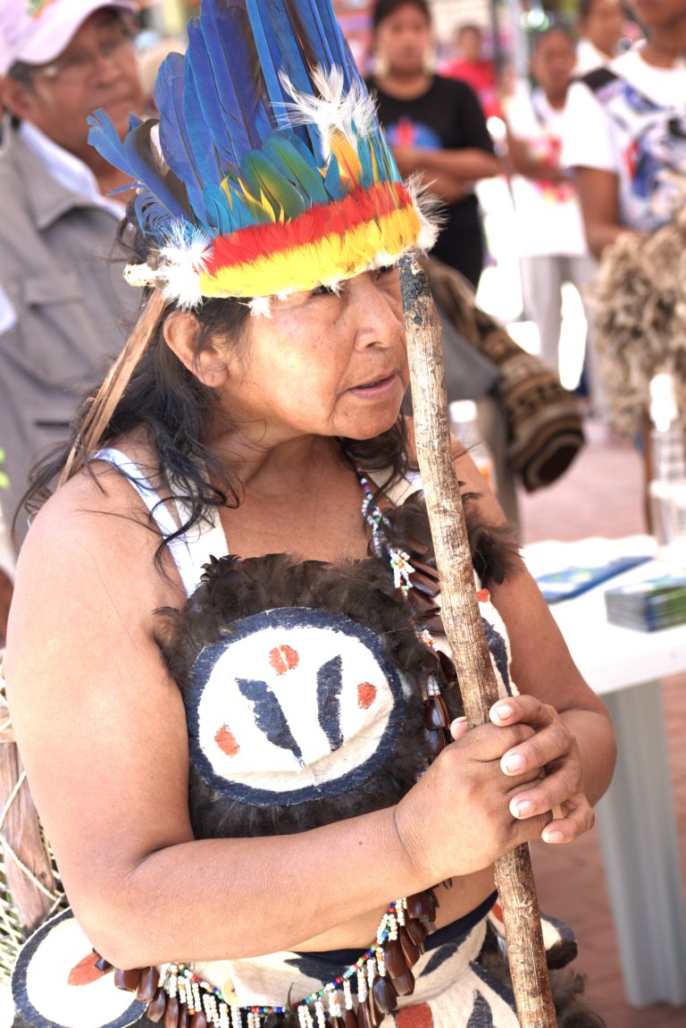 Comunidades indígenas y campesinas participaron en estos tres días de ExpoAmazonas con una amplia diversidad de productos y saberes tradicionales. Foto: Shamed Jurado (ADR)