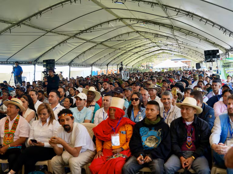 impulsó la primera Cumbre Campesina por la Paz Total en Antioquia