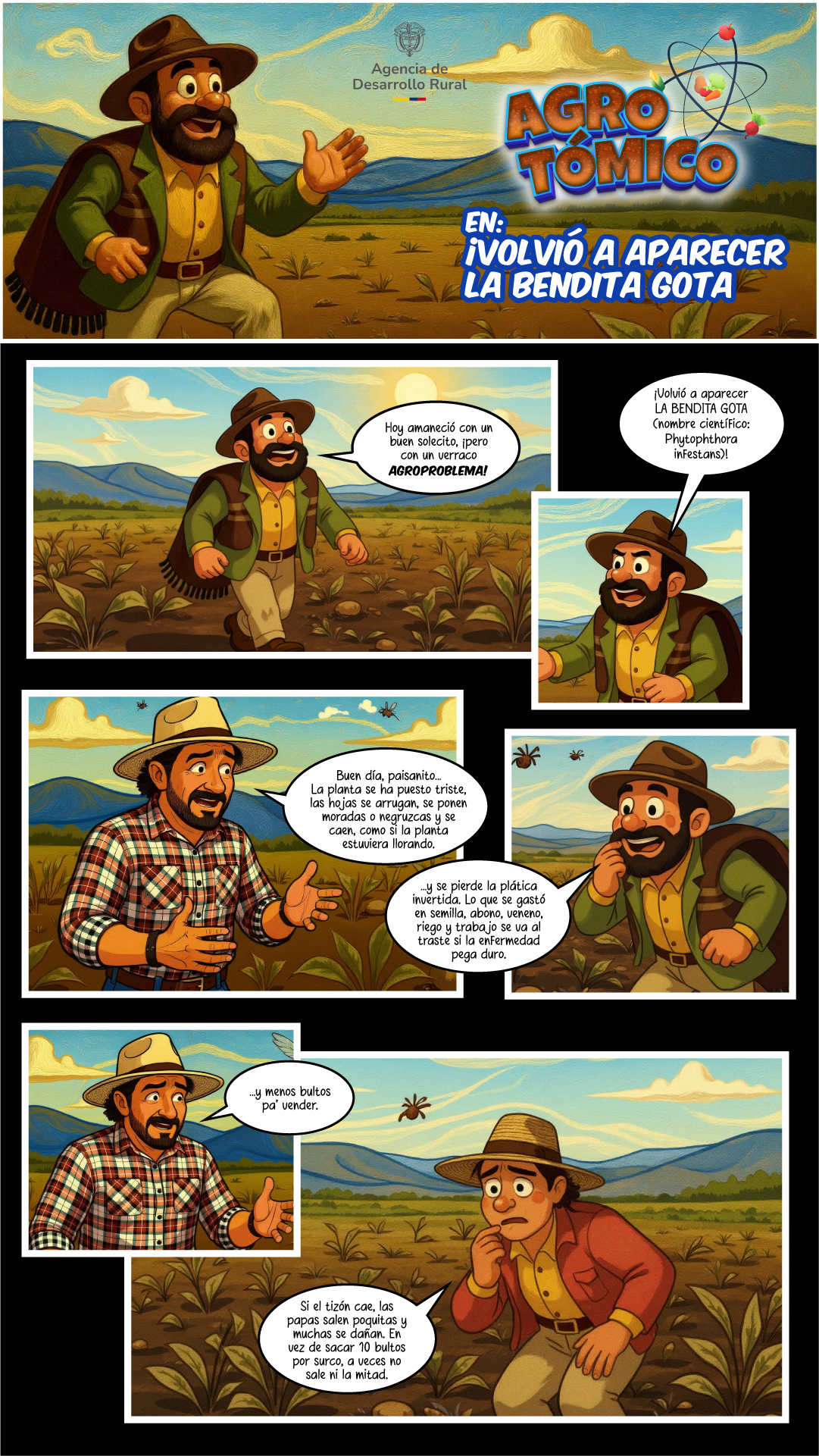 Comic cultivo de papa parte 1