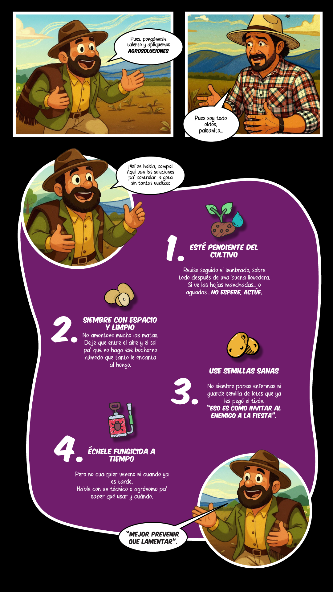 Comic cultivo de papa parte 2
