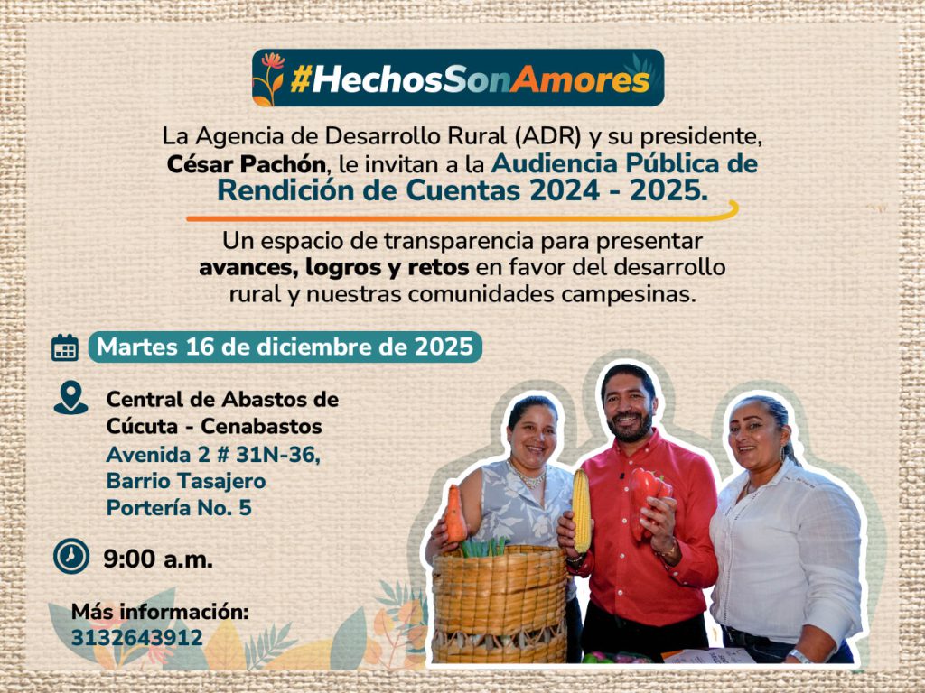 Invitación rendición de cuentas