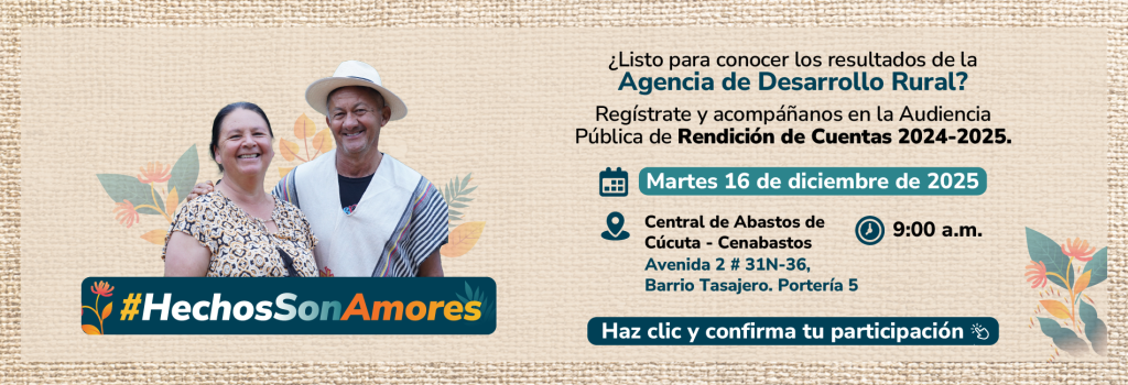 Banner de registro Rendición de cuentas 2025