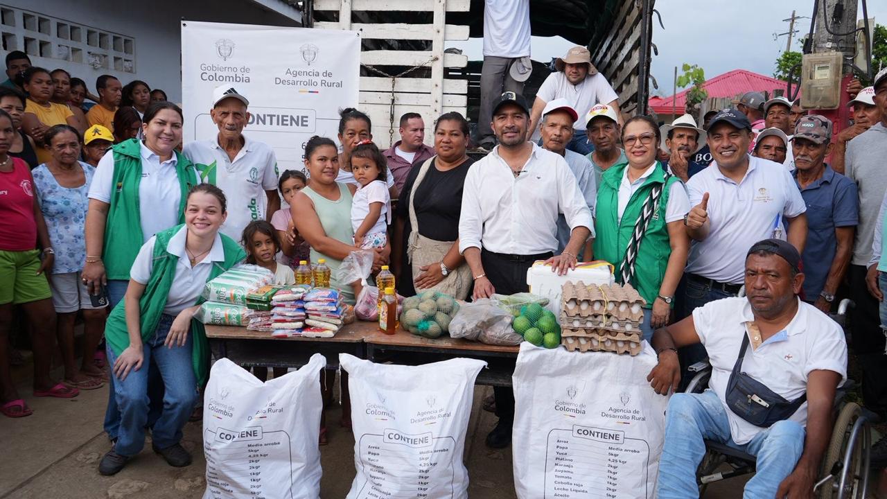 La ADR inició la entrega de más de 75.000 canastas alimentarias en Colombia