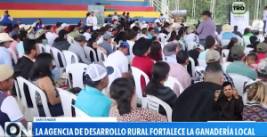 La Agencia de Desarrollo Rural llegó a Guadalupe con una inversión histórica de $2.494 millones para fortalecer la ganadería local