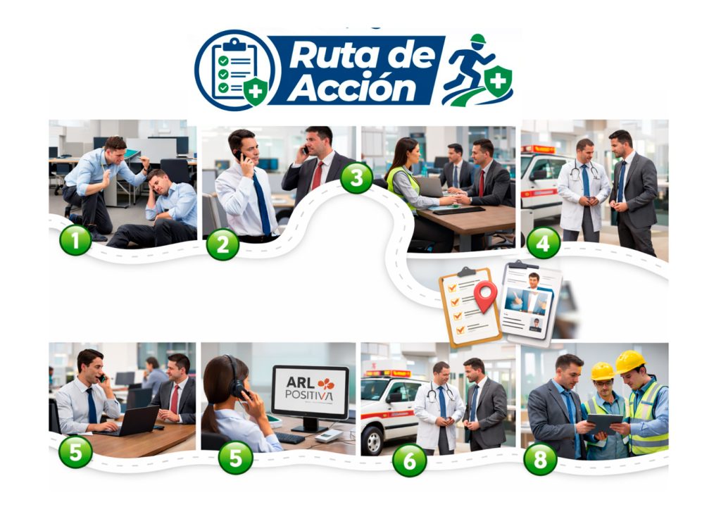 ¿Qué hacer en caso de un accidente de trabajo?