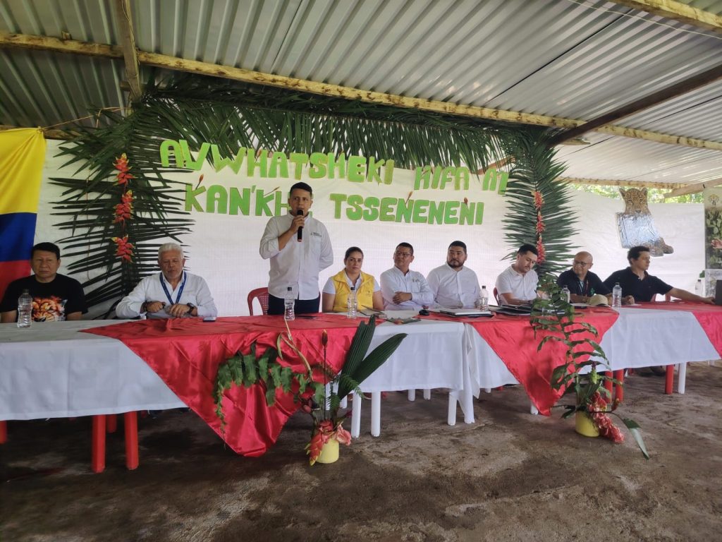 ADR acompaña en la restitución de derechos al Resguardo TSSENENE en Puerto Asís
