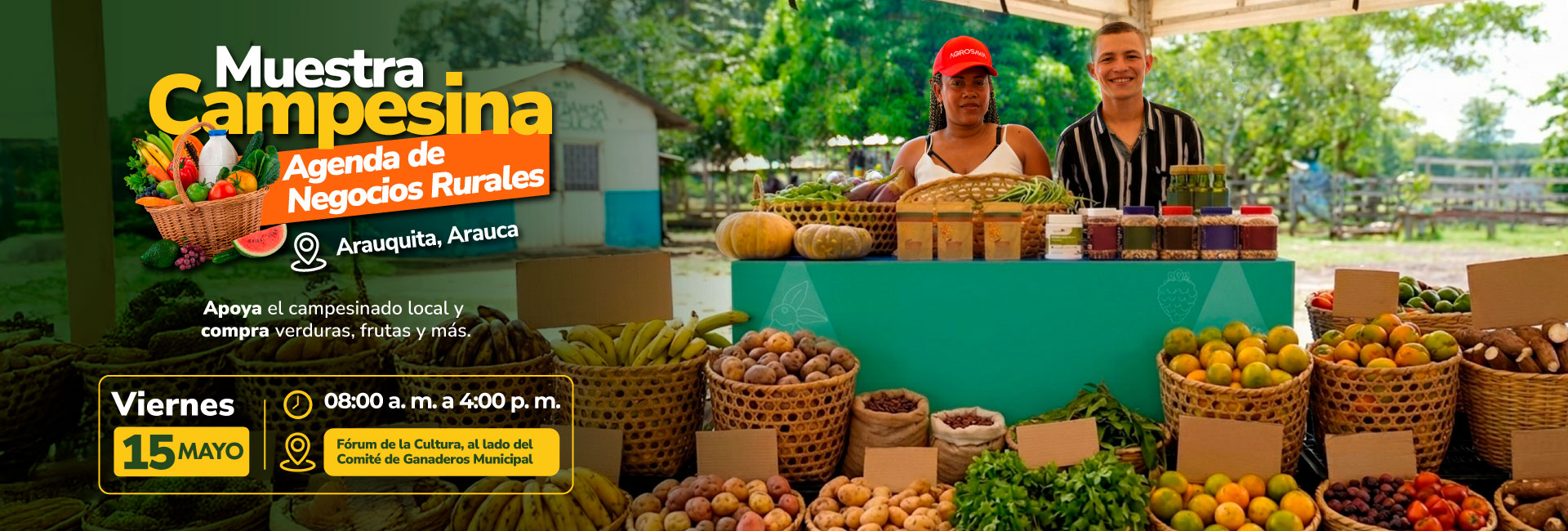 banner Muestra campesina Arauquita , Arauca