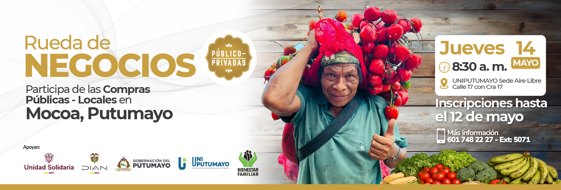 Rueda de NEGOCIOS Compras Públicas - Locales en Mocoa, Putumayo