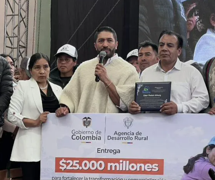 Leche nariñense para el mundo ADR entregó recursos para agroindustria en Nariño