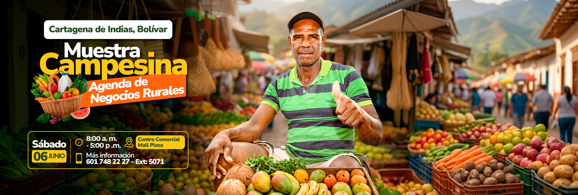 Muestra Campesina Agenda de Negocios Rurales Cartagena de Indias, Bolívar  