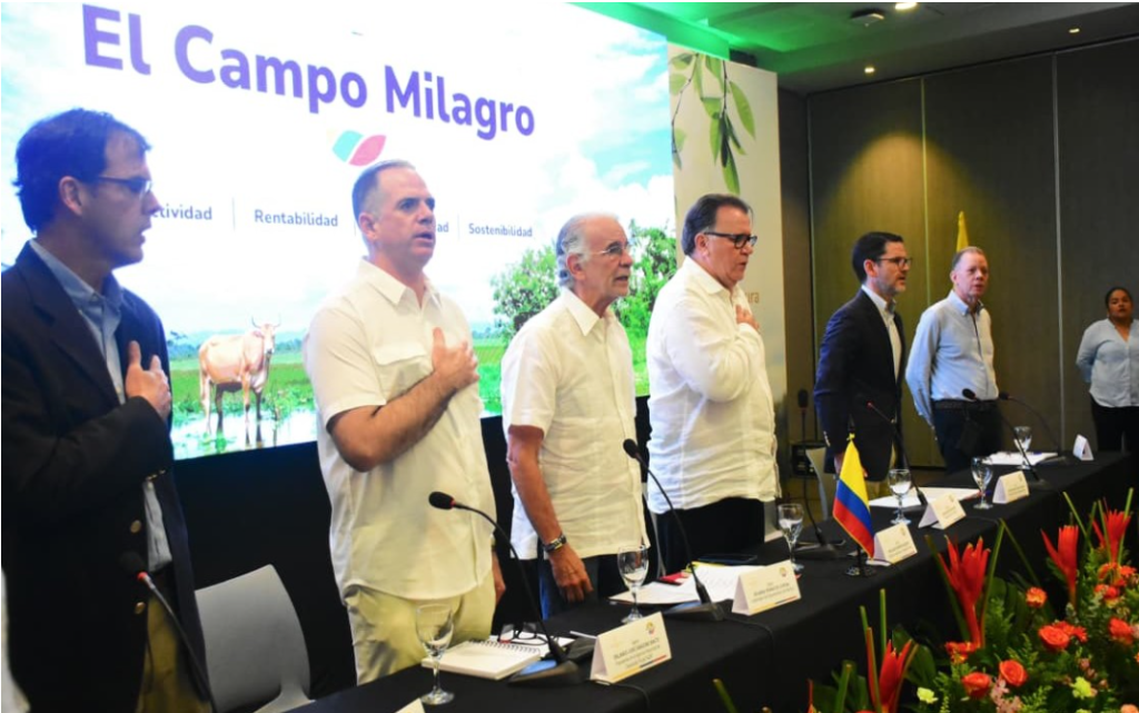 secretario de Agricultura se reunió con el ministro Indalecio Dangond - Radio Guatapurí