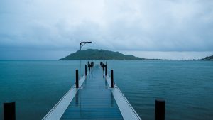 Nuevo muelle flotante entregado por la ADR para la pesca artesanal en Providencia. 