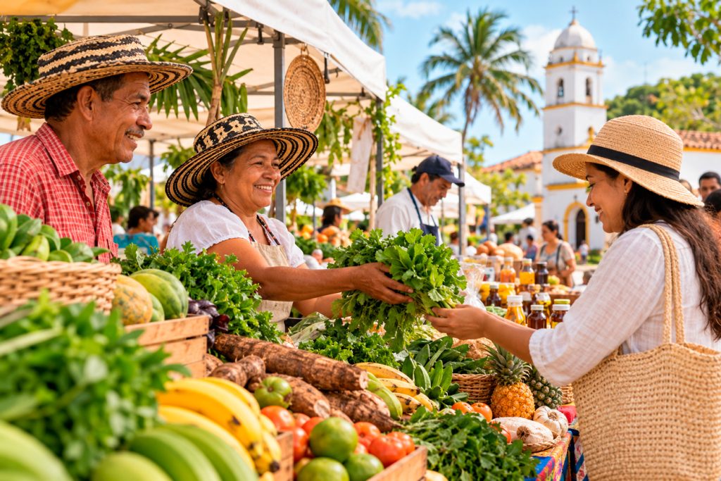 Mercado campesino fortalece la comercialización de pequeños productores en Los Córdobas